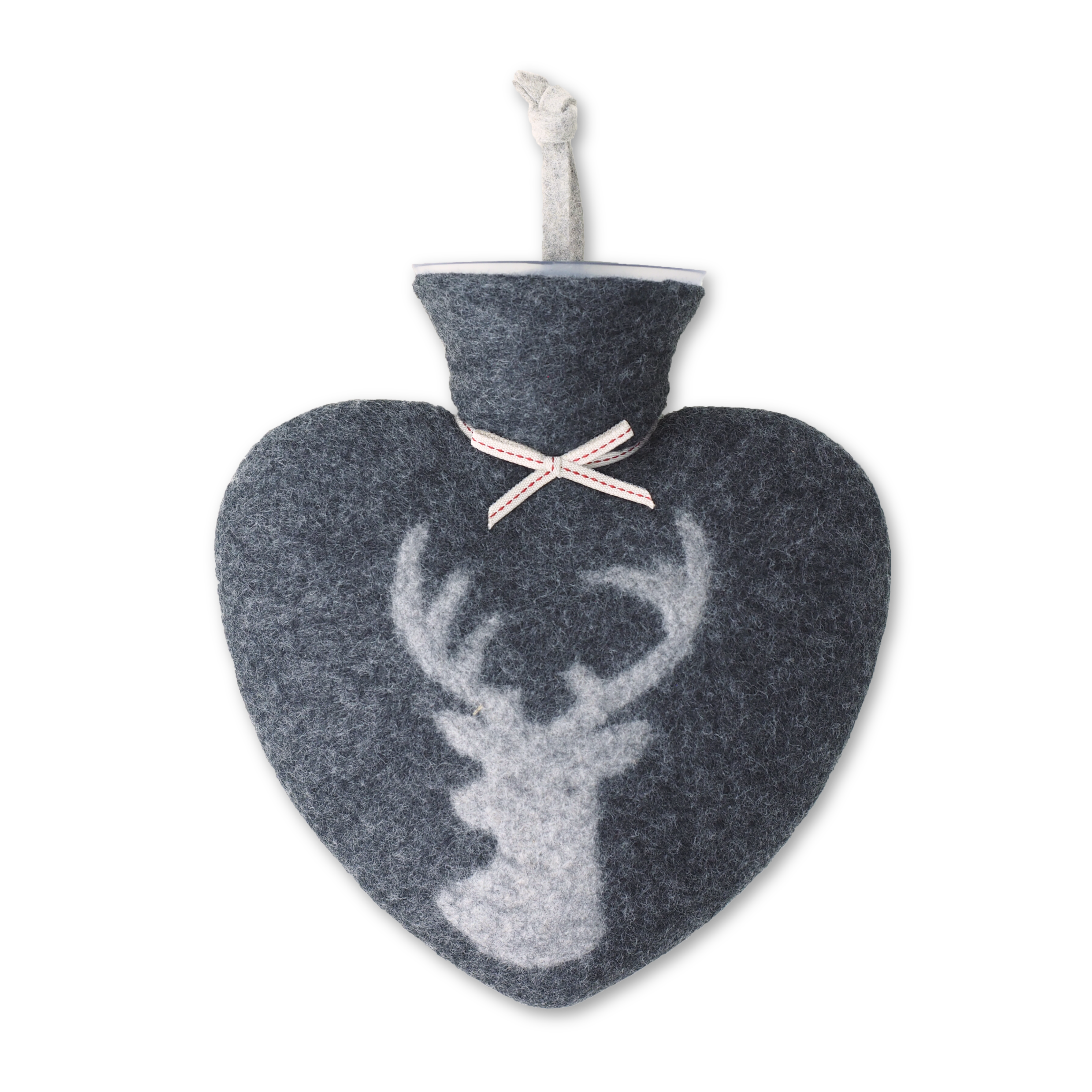 Herz-Wärmflasche Hirsch