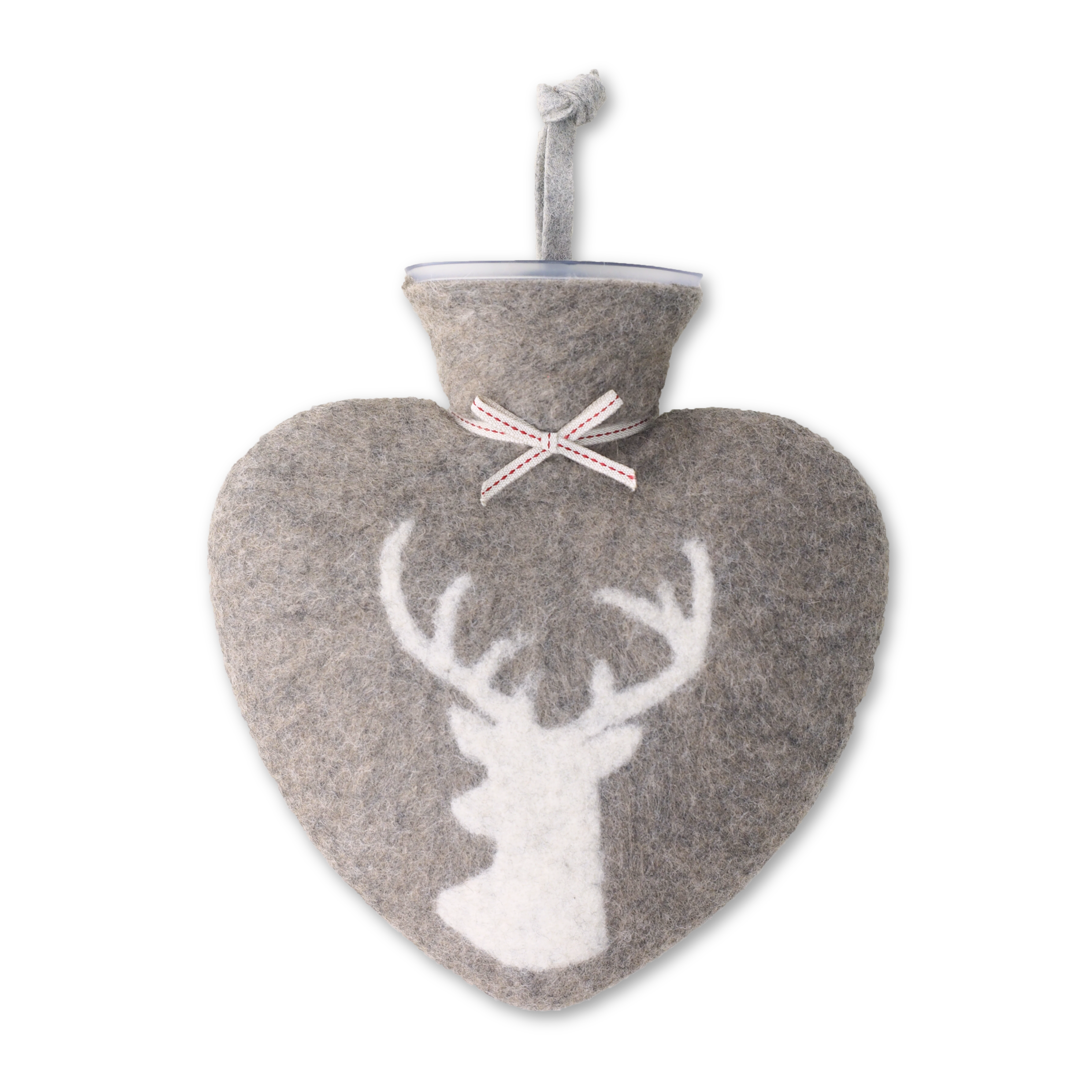 Herz-Wärmflasche Hirsch
