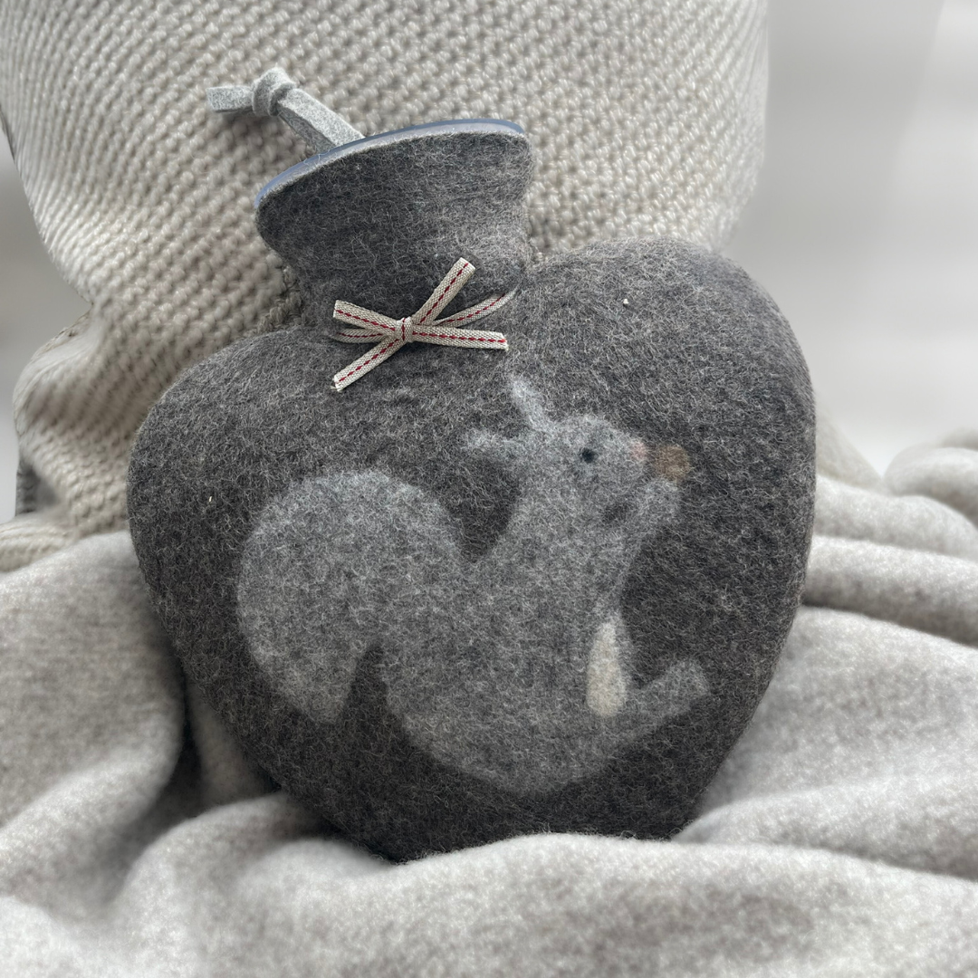 Herz-Wärmflasche Eichhörnchen