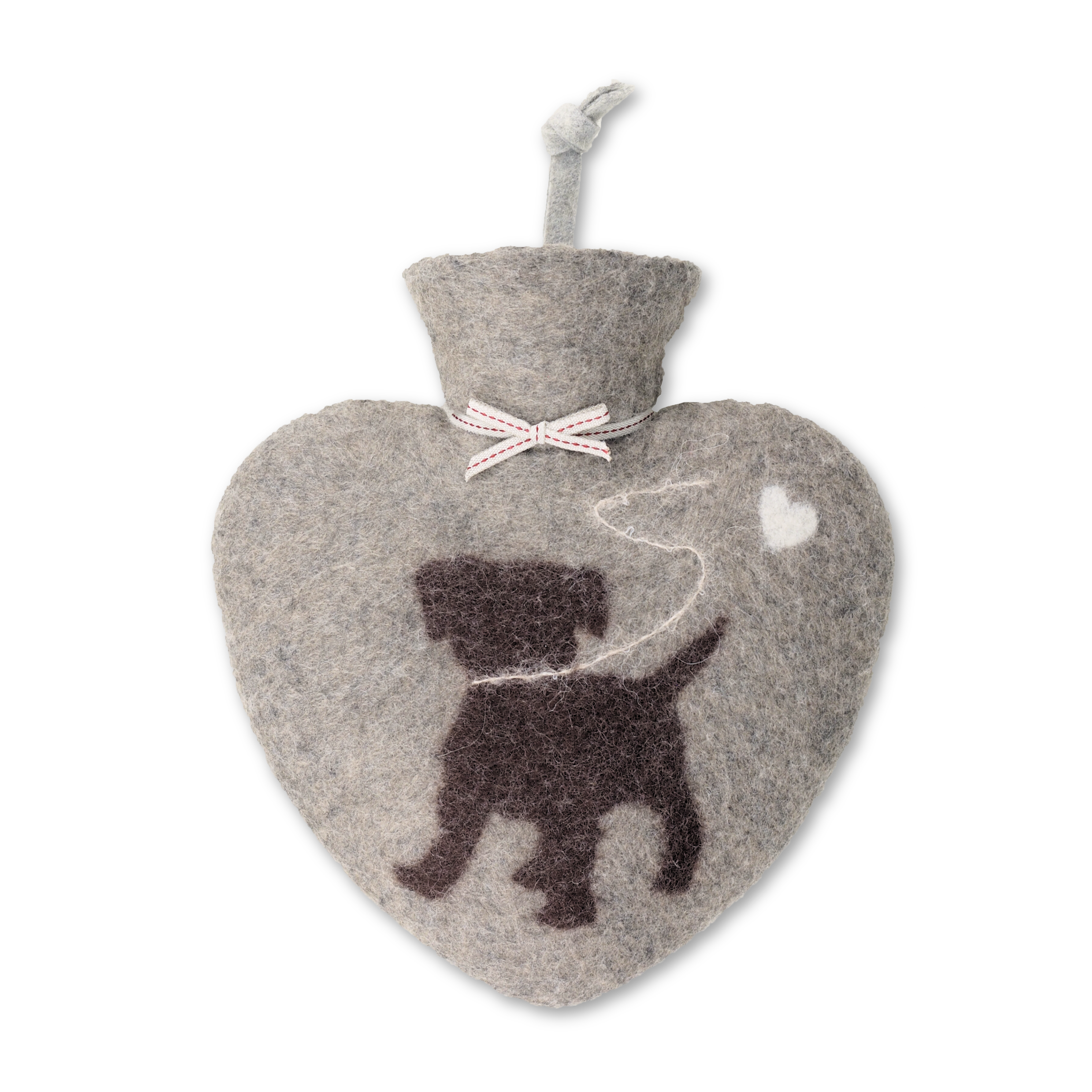 Herz-Wärmflasche Hund