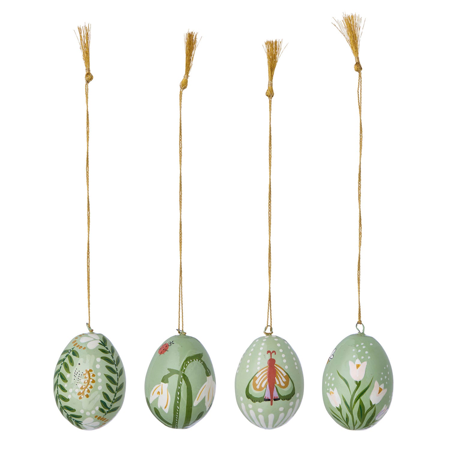 Ostereier aus Papier Mache - Sage