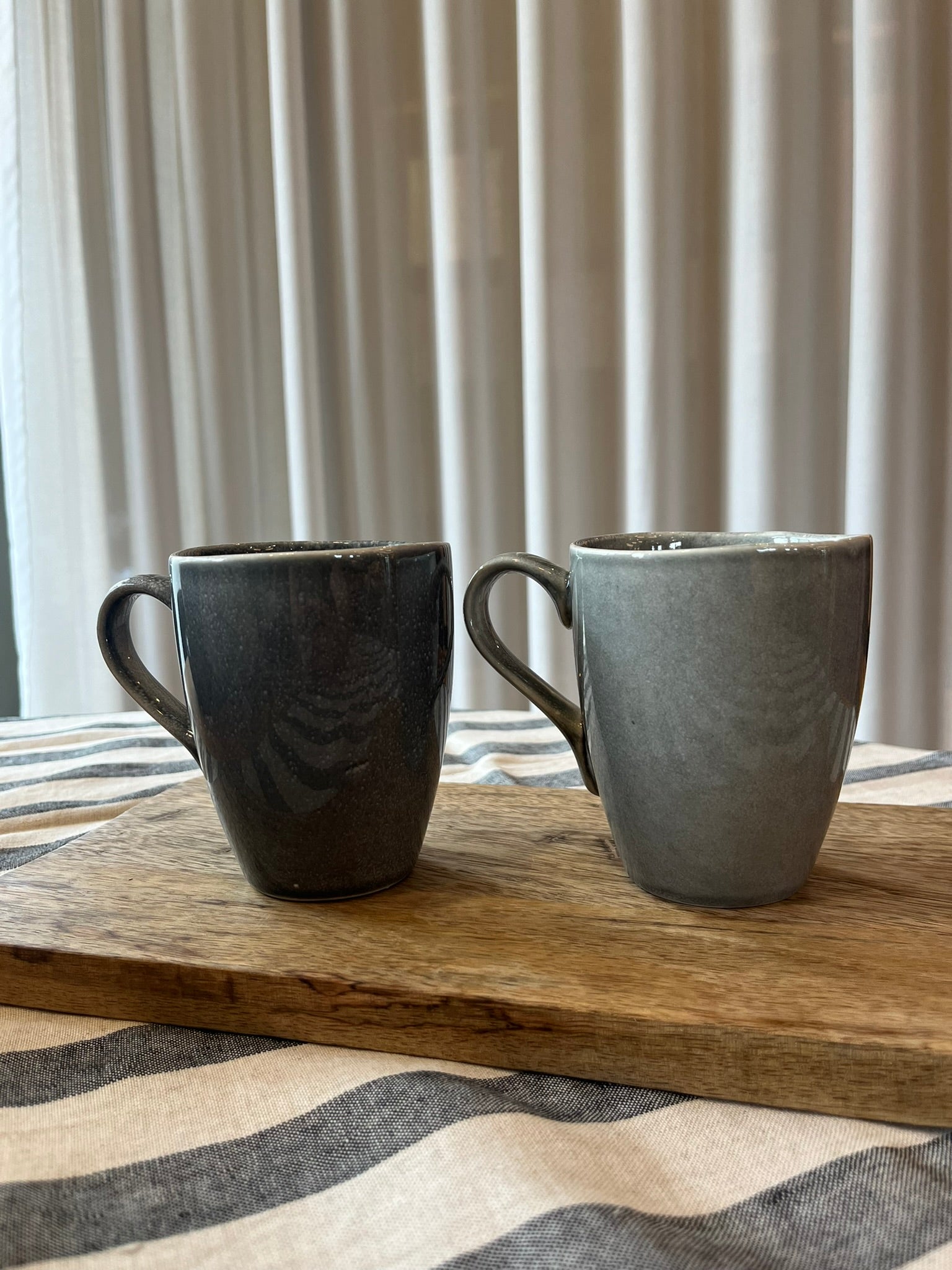 Becher mit Henkel Nordic Rain, 2-teilig